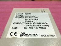 MORITEX LIGHT SOURCE CONTROLLER MHAA-100W, MORITEX
