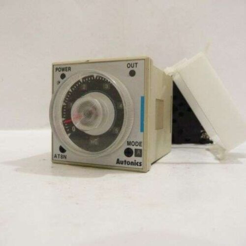 Solid State Timer 8 pin with Base, AT8N, Autonics, Made in Korea (Original)