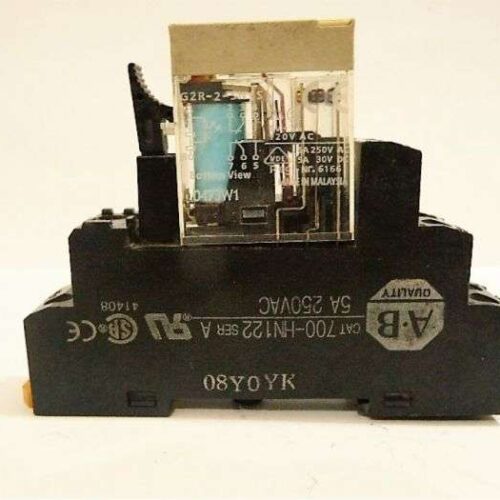 Electromechanical Relay with Base, G2R-2-SN (S), Omron Corporation, Made in Malaysia