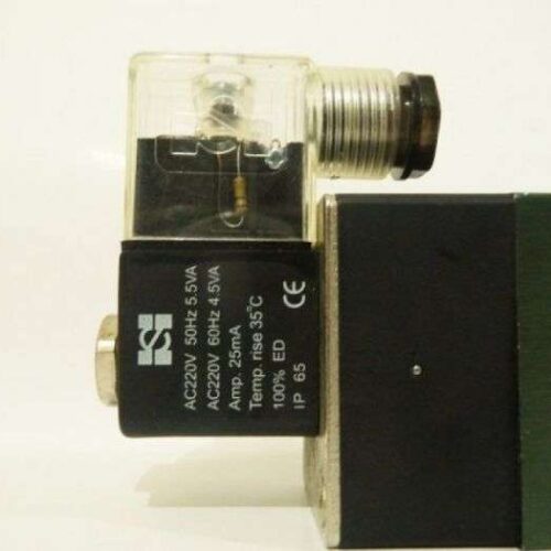 5/2 way Solenoid Valve 1/2, 4V410-15, AC220V 5.5VA, HEYE