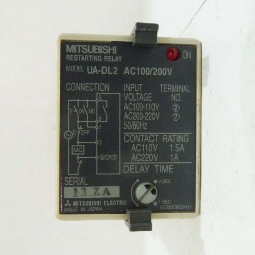 Restarting Relay, UA-DL2, Mitsubishi Electric, Made in Japan