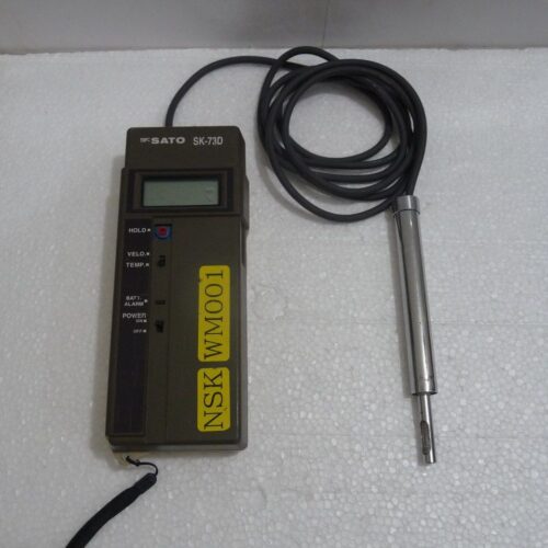 Hot Wire Digital Hand-Held Anemometer, SK-73D, SK Sato Keiryoki, Made in Japan