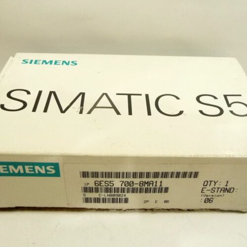 Bus Module Simatic S5 PLC, 6ES5 700-8MA11, Siemens GmbH, Made in Germany