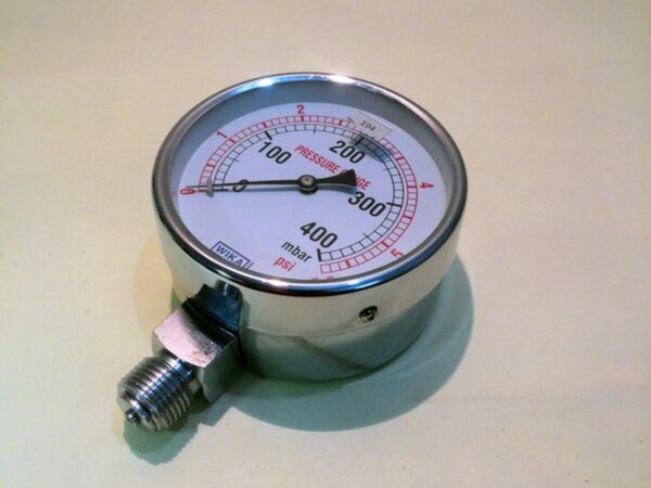 Pressure Gauge, Dial Size 4'', 0-400 mbar wika, Made in China