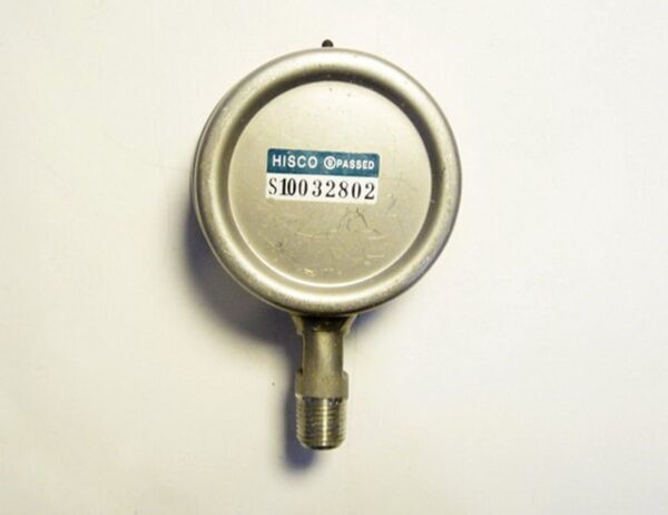 Vacuum Pressure Gauge, -0.1~0 MPa, Hisco, Made in USA - Image 2