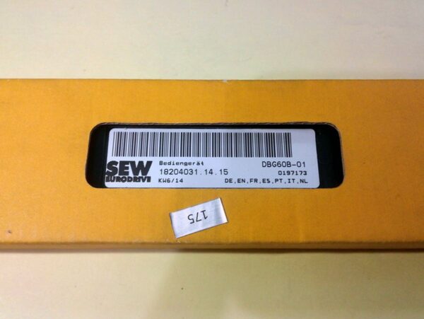 Servo Drive Keypad, DBG60-01, SEW-Eurodrive, Made in Germany - Image 4