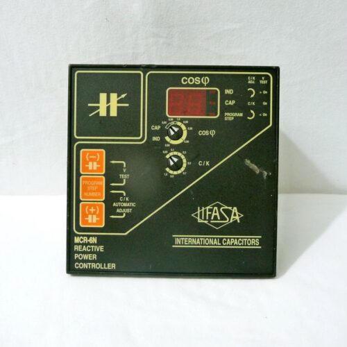 Reactive Power Controller, MCR-6N, Lifasa International Capacitors, Spain