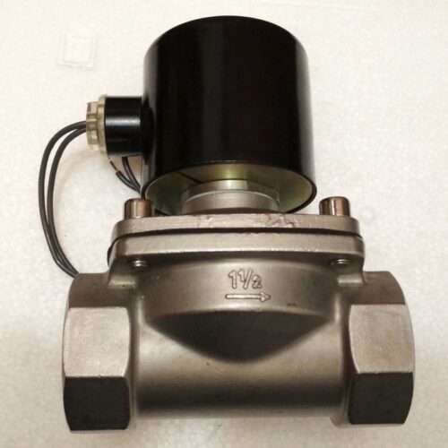 Solenoid Valve (SOV) Full Bore, SS, 1-1/2, 220 VAC, Made in PRC