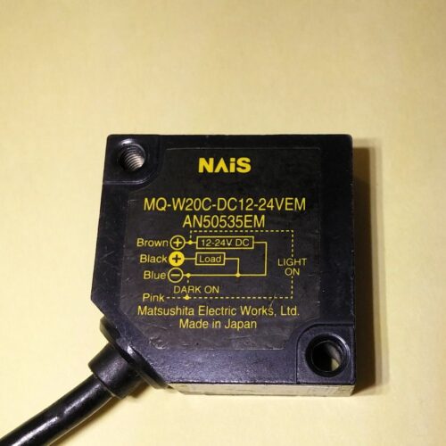 Photoelectric Sensor Mq-w20c-dc, AN50535EM, Nais, Made in Japan