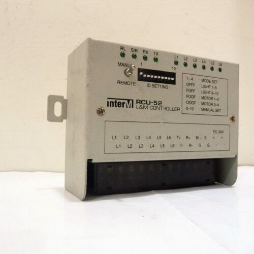 L&M Controller, RCU-52, DC24V 140Ma, Interm, Made in Korea