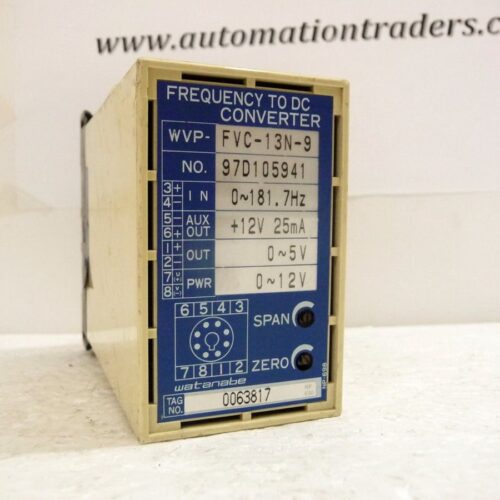 Frequency to DC Converter, WVP-FVC-13N-9, Watanabe, Japan