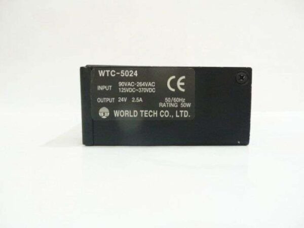 Power Supply, WTC-5024,90-264VAC, World Tech, Korea - Image 3